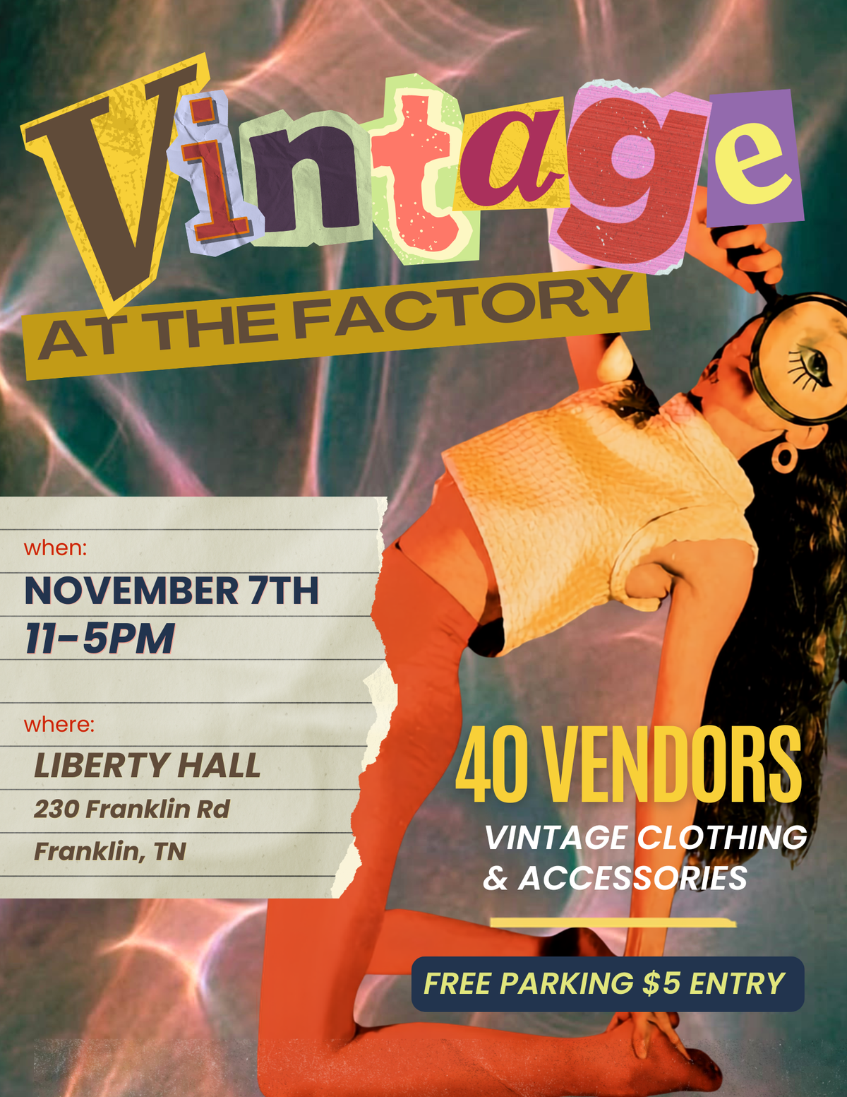 Vintage at the Factory - Event Ticket