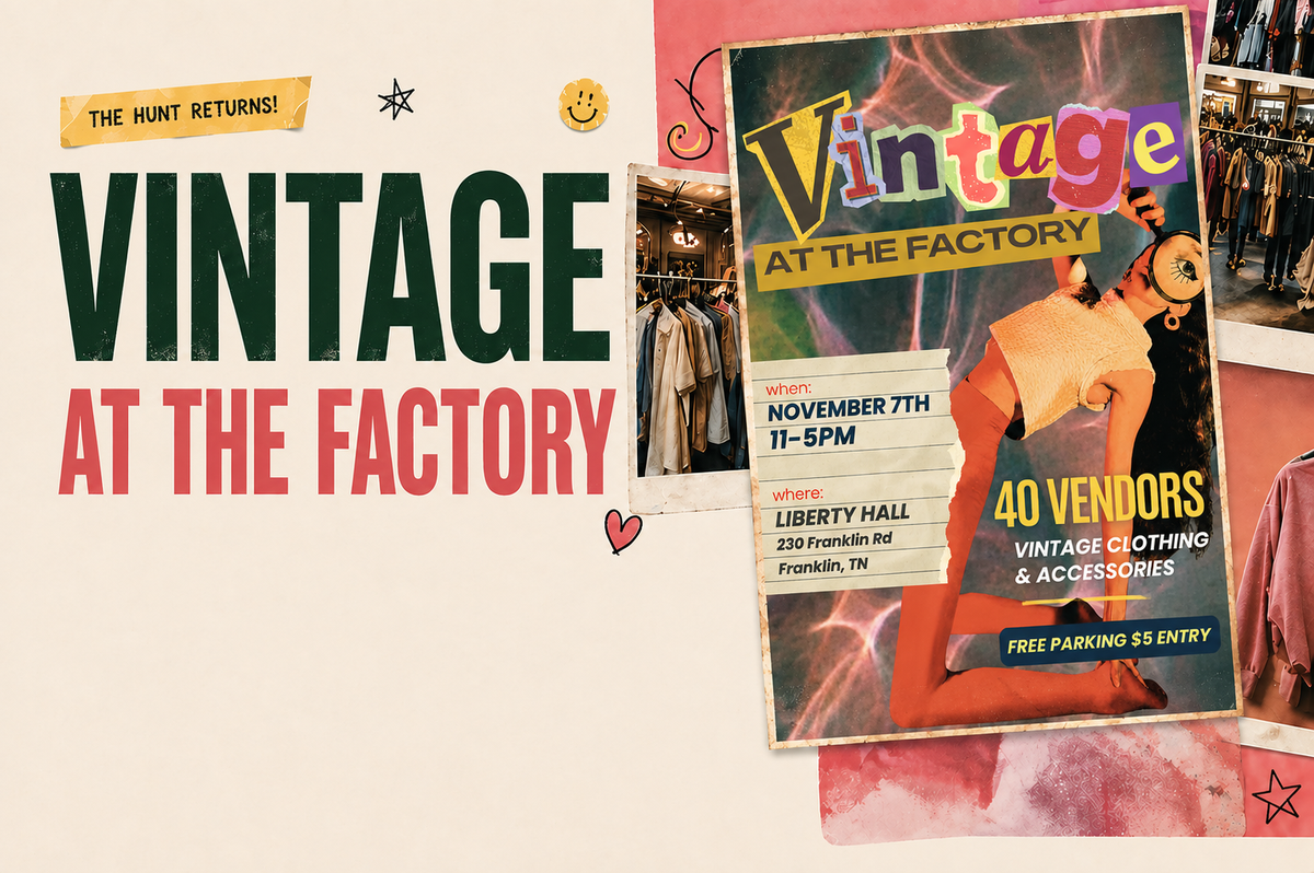 Vintage at the Factory Mobile Hero